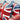 Angled view British Flag Cow Leather Sublimation Cushion - Stylish, unique cushion for a patriotic touch