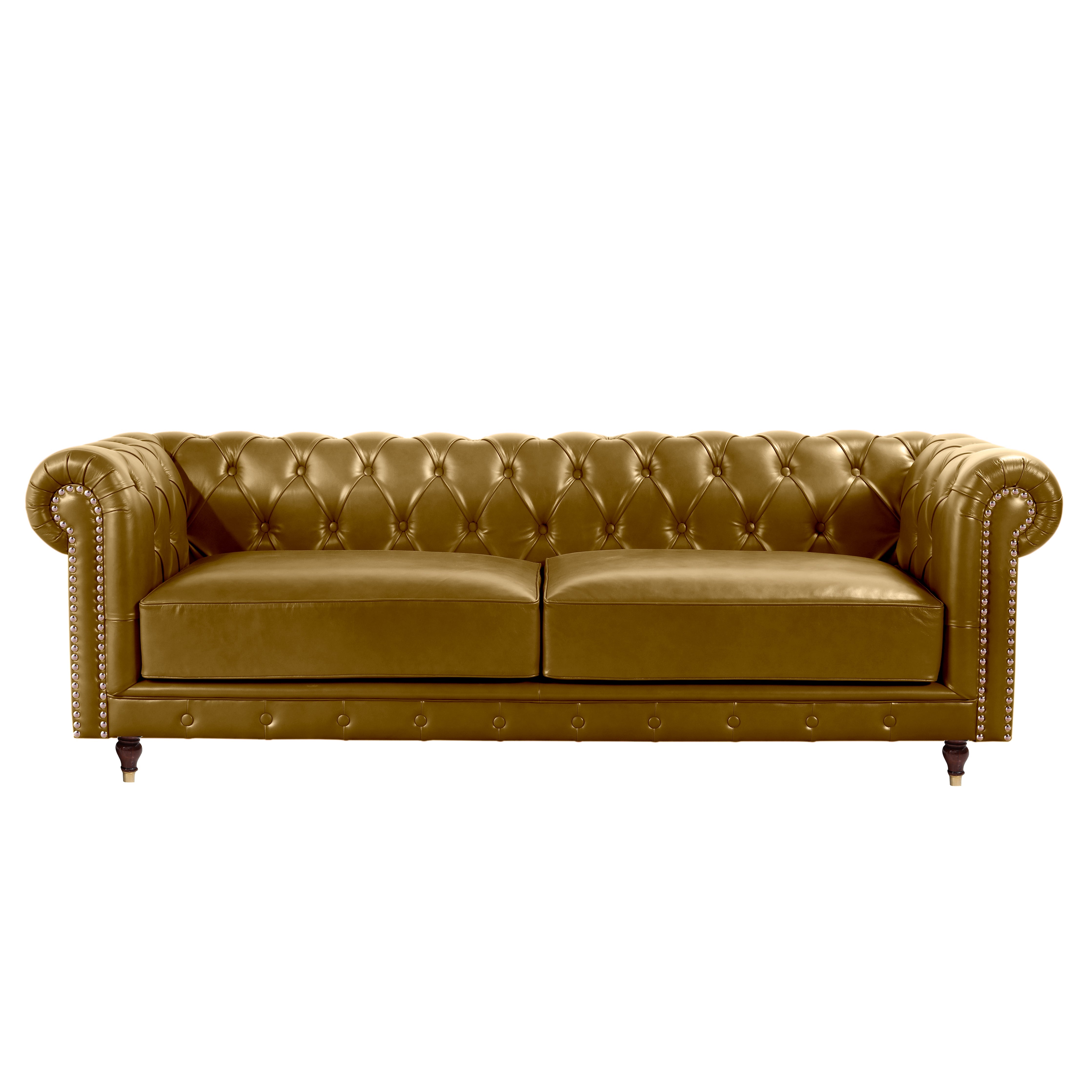 Premium Gold Leather Sofa Seater Leather Galleria