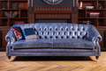 Broadwell Chesterfield Leather Sofa – Handwaxed