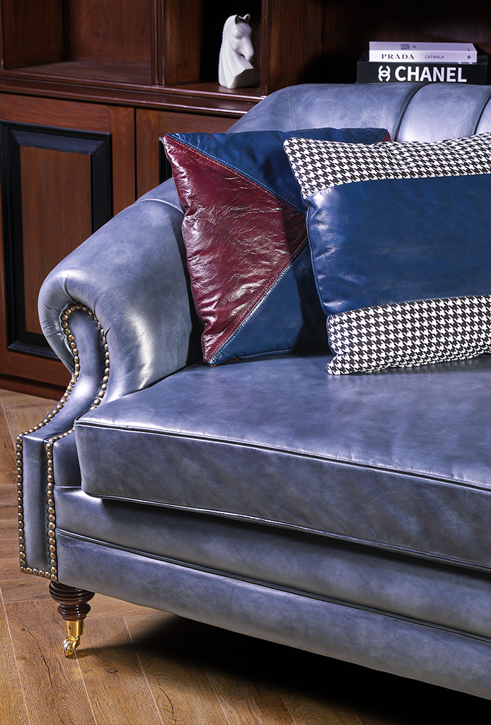 Broadwell Chesterfield Leather Sofa – Handwaxed