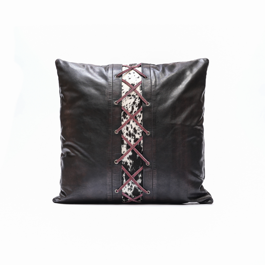 Highland Stitch Cushion – Classic Craft in Leather | Leather Galleria