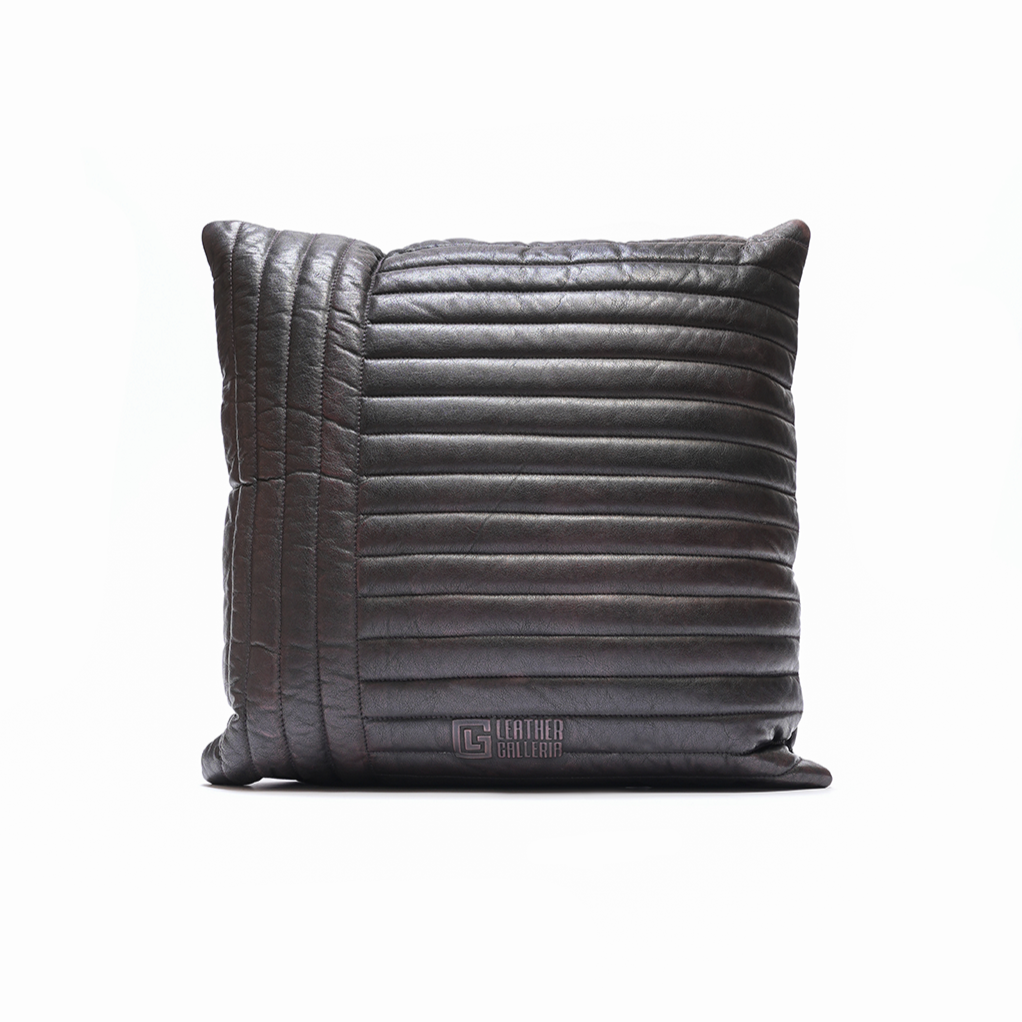 Highland Stitch Cushion – Classic Craft in Leather | Leather Galleria