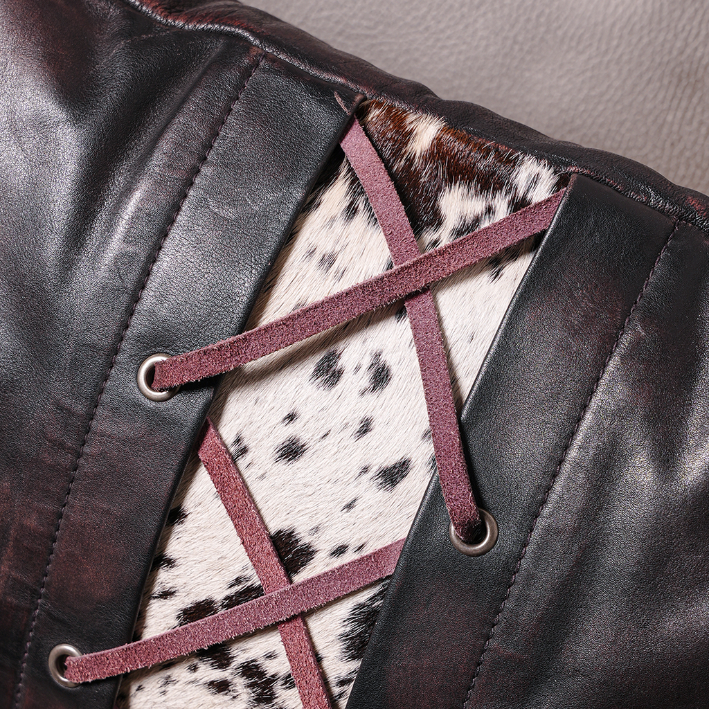 Highland Stitch Cushion – Classic Craft in Leather | Leather Galleria