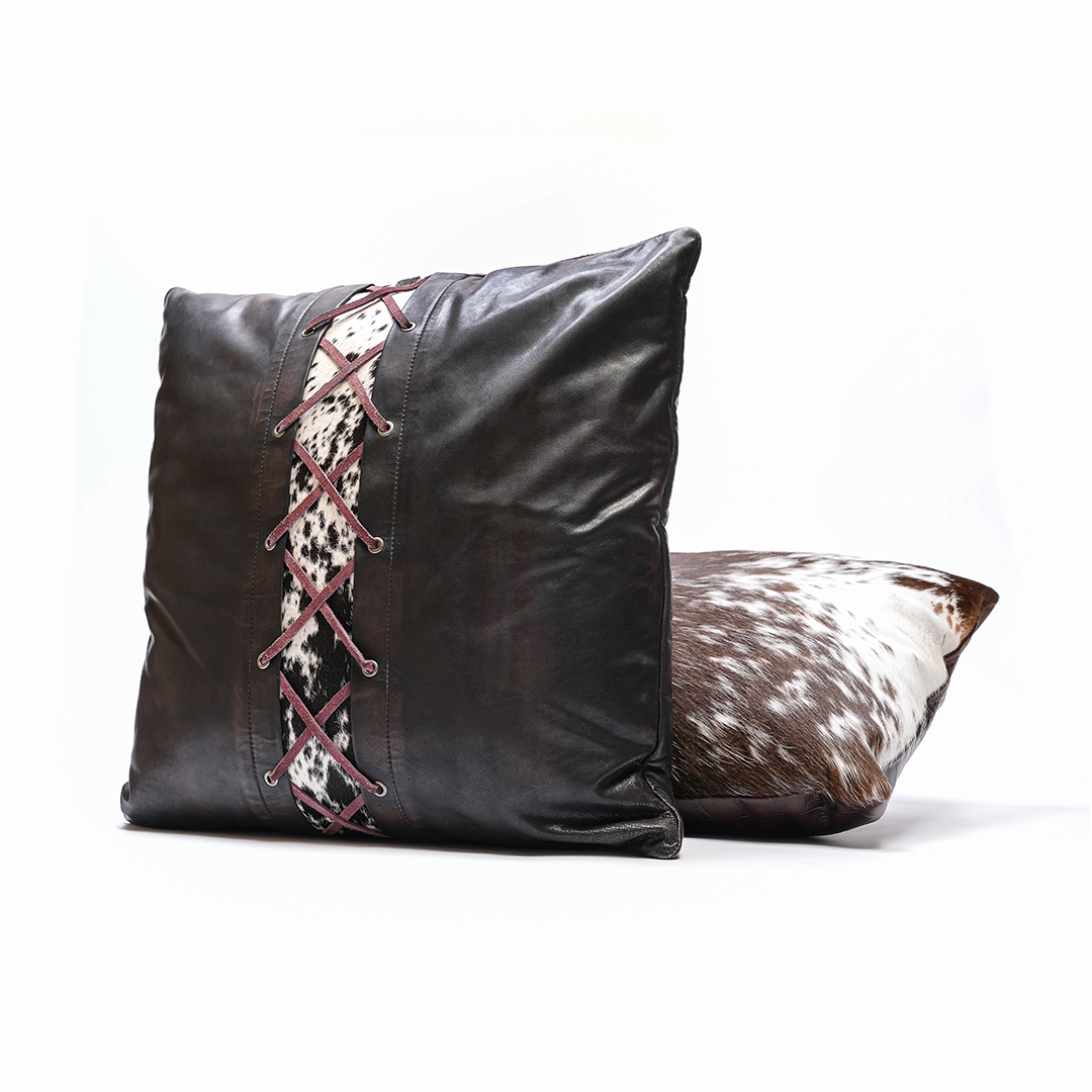 Highland Stitch Cushion – Classic Craft in Leather | Leather Galleria