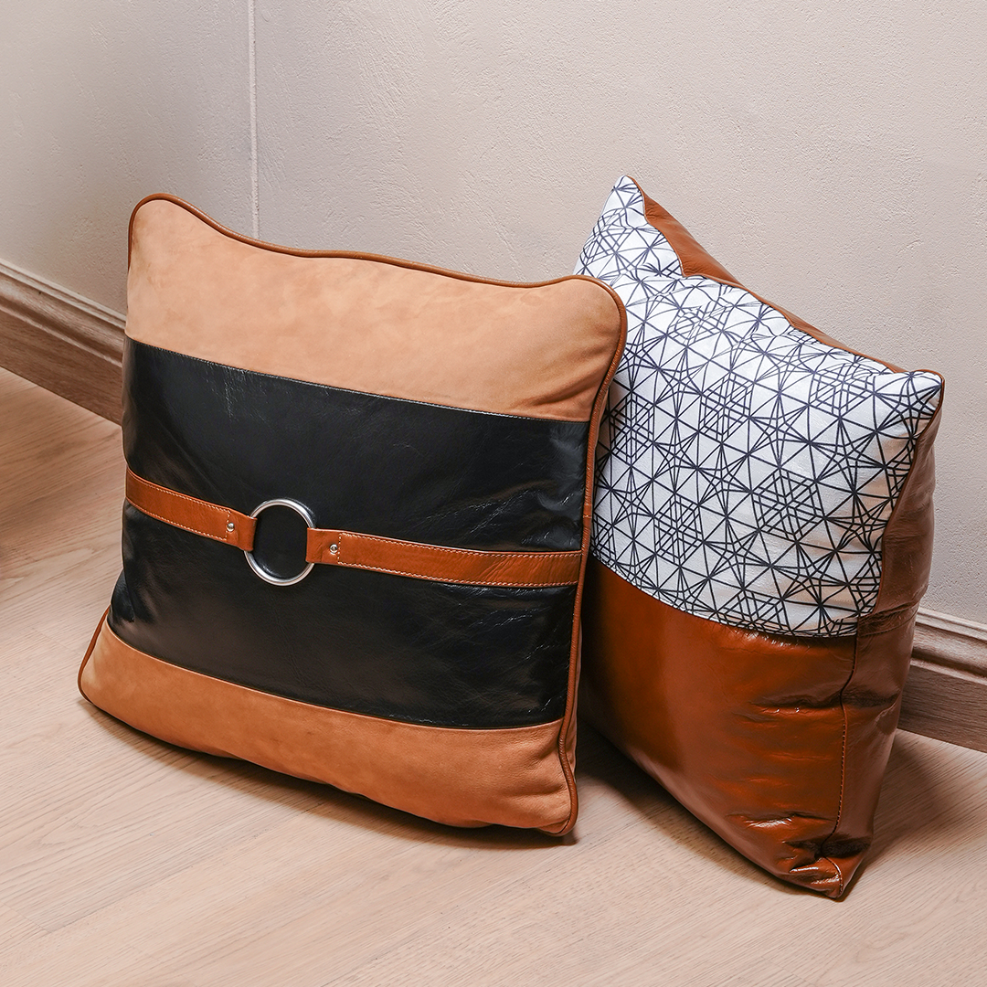 Regal Ring Nubuck Cushion – Sculpted Elegance in Comfort | Leather Galleria