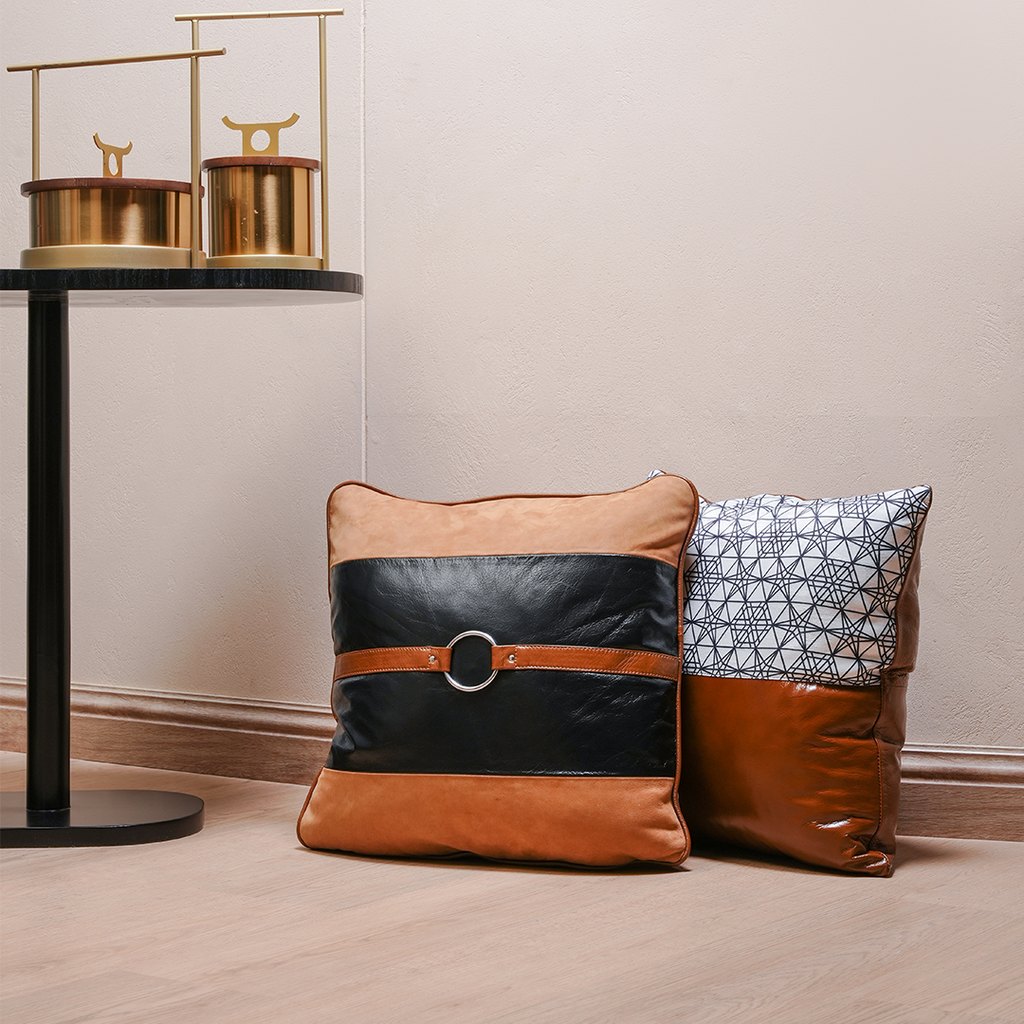Regal Ring Nubuck Cushion – Sculpted Elegance in Comfort | Leather Galleria