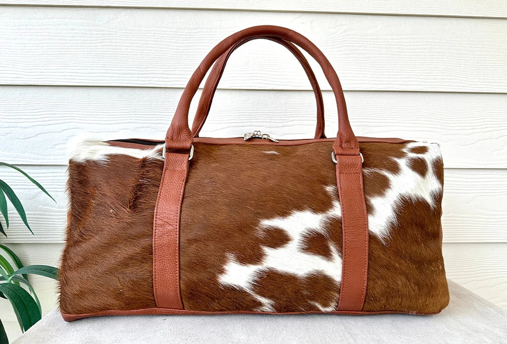 American Cowhide Leather Duffle Bag Leather Galleria