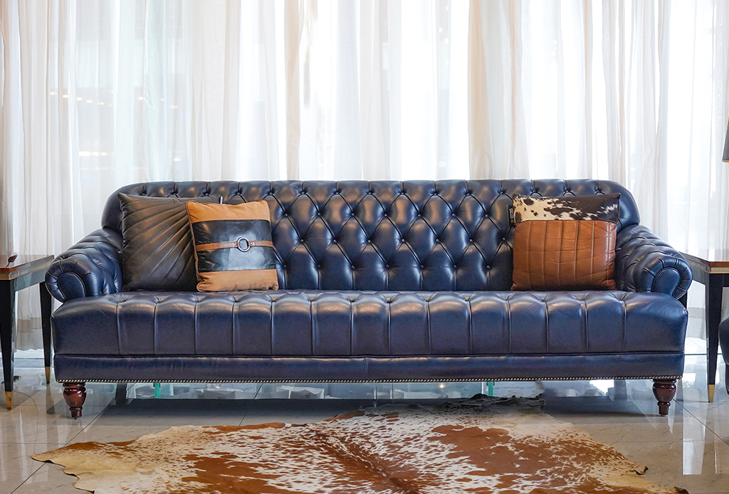 Kingston Chesterfield Leather Sofa
